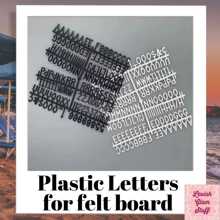 Plastic Letters for Felt Letter Board Lazada PH