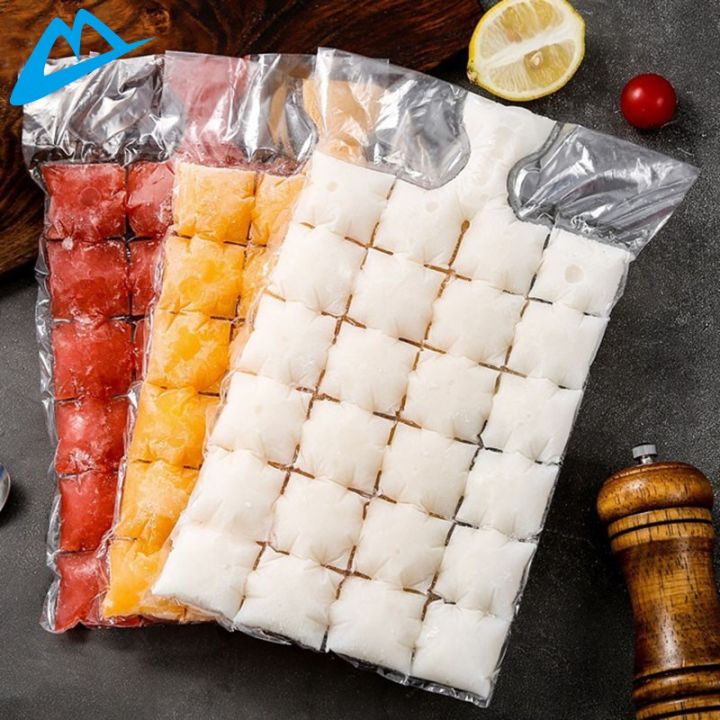 Self-sealing Disposable Ice Bag With Freezer Tray & Creative Ice Bag For  Making Passion Fruit Ice Cubes