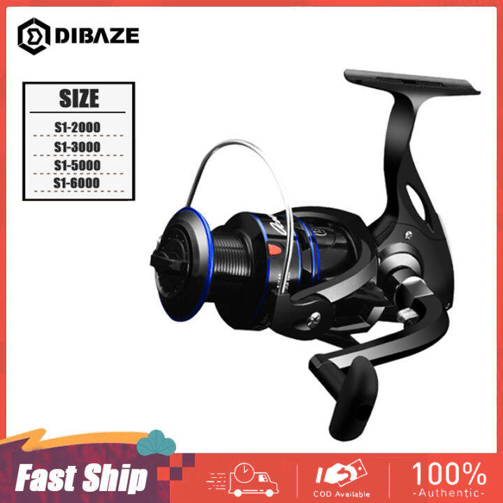 DIBVZE Brutus Super Light Spinning Fishing Reel 8KG Max Drag Freshwater ...