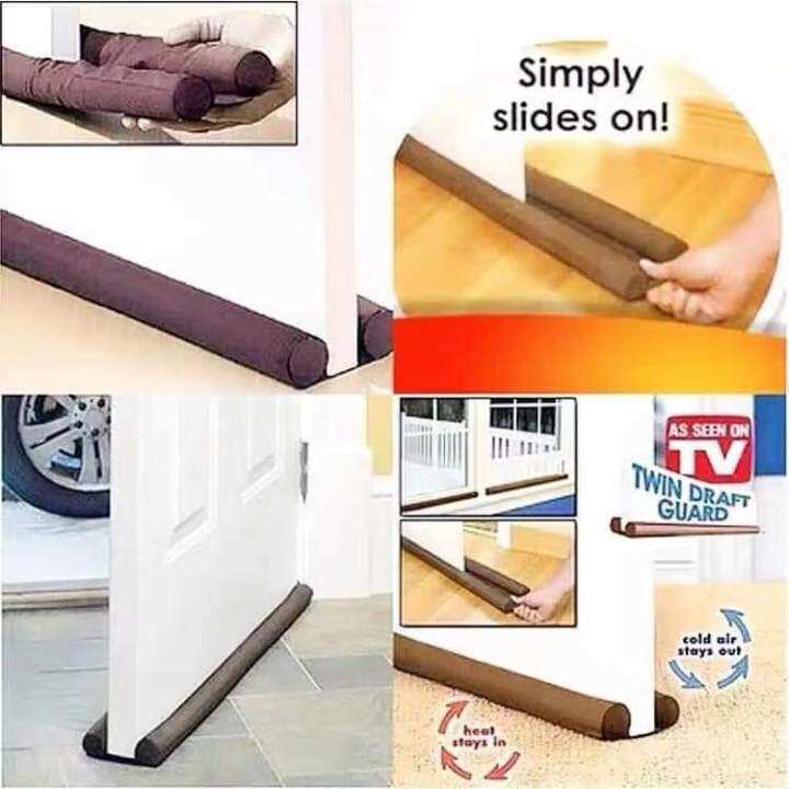 Twin Door Draft Dodger Guard Stopper Protector Under Door Draft