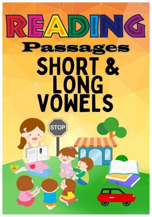 Reading Passages Short & Long Vowels (21 pages) free bookbind Lazada PH