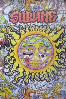 โปสเตอร์วงดนตรี วินเทจ Sublime