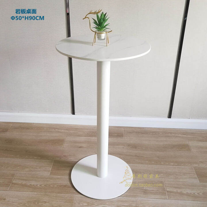 Scandinavian Accessible Luxury Stone Plate Bar Table and Chair Outdoor