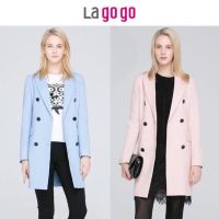 เสื้อโค้ท เสื้อคลุมสีพาสเทล  ?เนื้อผ้า VISCOSE  ?แบรนด์ ✨LAgogo✨ (wy689)