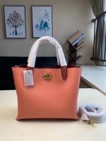 ?ส่งฟรี?กระเป๋าสะพายโคช ✅?% (ภาพถ่ายจากสินค้าจริง) โค้ช Willow Tote 24 In Colorblock