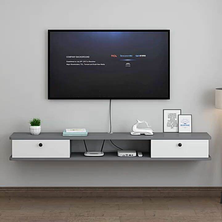 LENOBLE TV 4.5ft3.2ft tv gantung rak tv rak tv