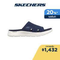 Skechers สเก็ตเชอร์ส รองเท้าแตะผู้หญิง Women Elation Sandals - 141425-NVY Contoured Goga Mat Footbed, Hanger Optional, Machine Washable, Ultra Go