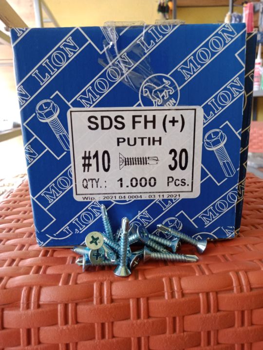 Drilling Sekrup Sds Fh X Screw Roofing Baja Ringan Isi Pcs Lazada Indonesia