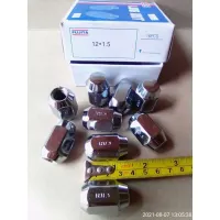 MUR RODA RACING MOBIL KIJANG,HIJET,ZEBRA,L300 DLL LUG NUT FUJITA 12*1.5 KUNCI 21 HARGA SATUAN