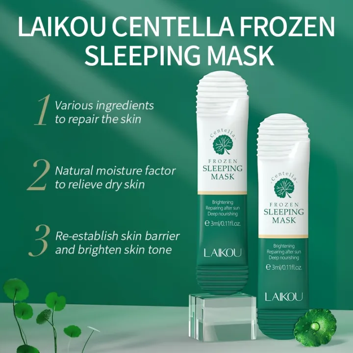 LAIKOU Centella Frozen Sleeping Mask 20pcs Lazada PH