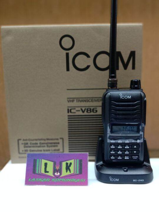 Ht Icom Ic V86 Original Lazada Indonesia