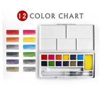 water color set 12 color สีน้ำเซ็ท12สี