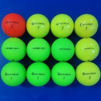 ลูกกอล์ฟ 90%+ TaylorMade Color รุ่น DISTANCE+SOFT (12 balls)