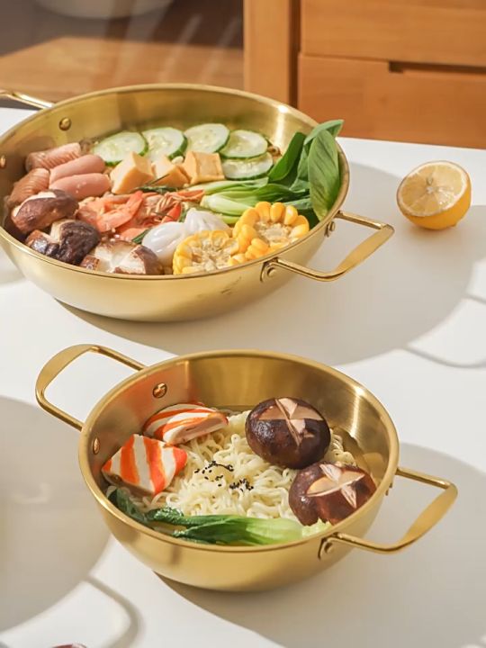 Korean Gold Pot For Cooking Instant Ramen