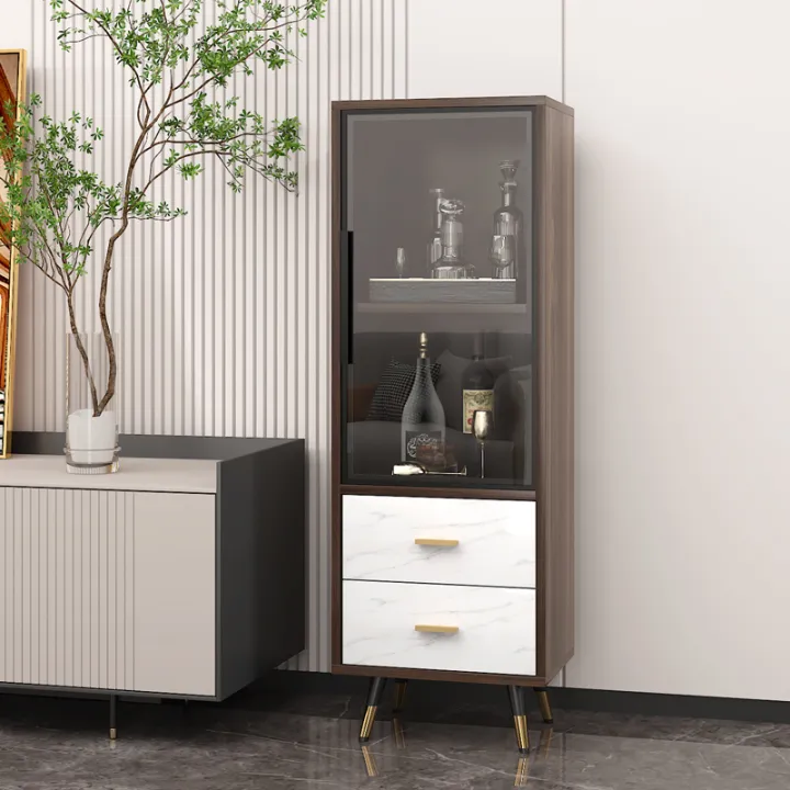 HighEnd Solid Wood Light Luxury Small Wine Modern Minimalist