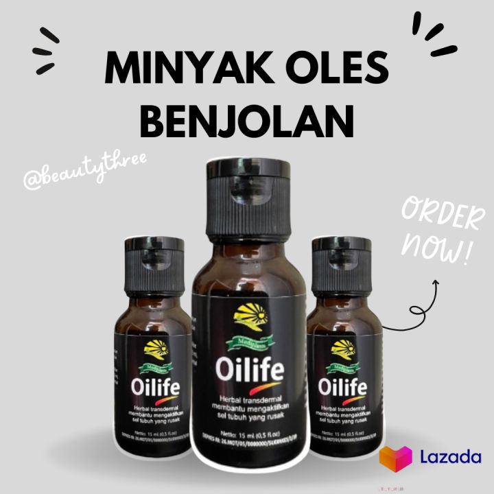 Oilife Oil Minyak Oles Benjolan Asli Obat Mengatasi Benjolan Herbal