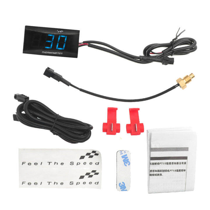 Water Temperature Motorcycle Gauge Universal Digital Led Display Koso ...