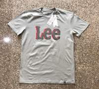 LEE เสื้อยืด ผู้ชาย สีเทา ผ้านุ่มใส่สบาย ของแท้จากช็อป