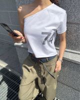 74 one shoulder tee