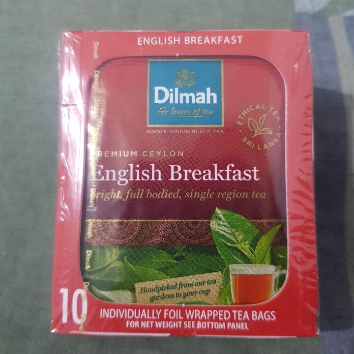 Dilmah English Breakfast 10 Individually Foil Wrapped Tea Bags Lazada PH