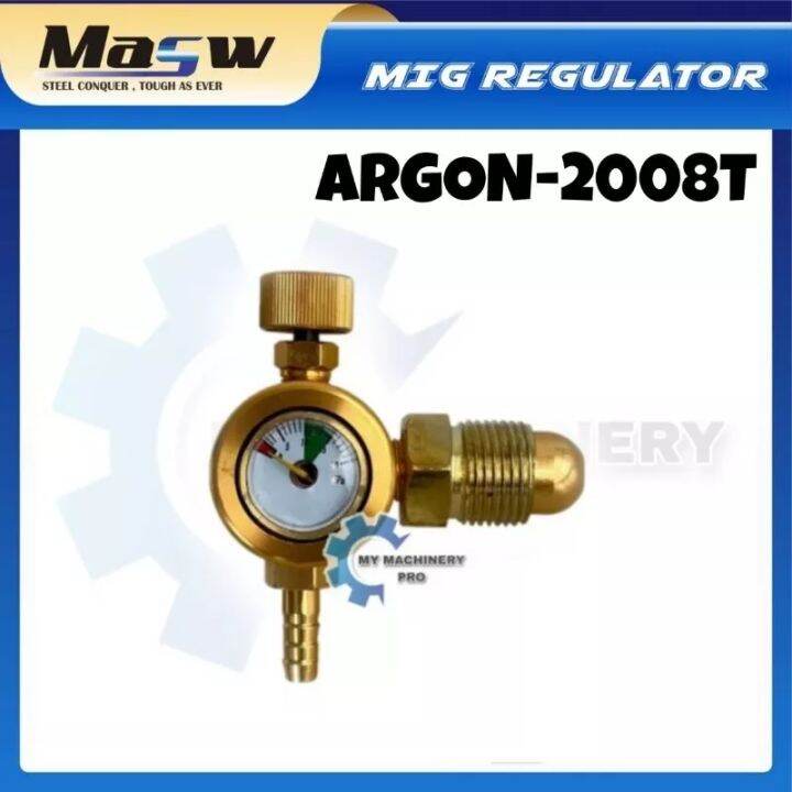MASW MIG REGULATOR CO2 / ARGON REGULATOR 2008T HIGH QUALITY Lazada