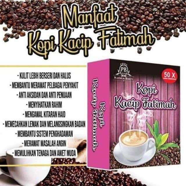 KOPI KACIP FATIMAH PLATINUM BEAUTY 50X BERKESAN😍😍 | Lazada