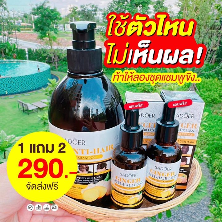 แชมพูขิง-บำรุงเส้นผม-ลดการขาดหลุดร่วง