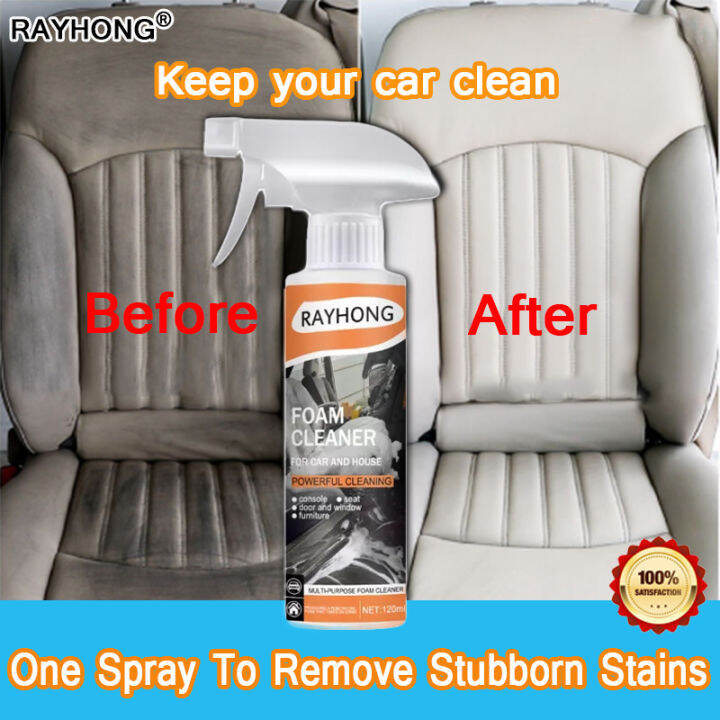 RAYHONG multifunctional foam cleaner spray 120ml car interior cleaner ...