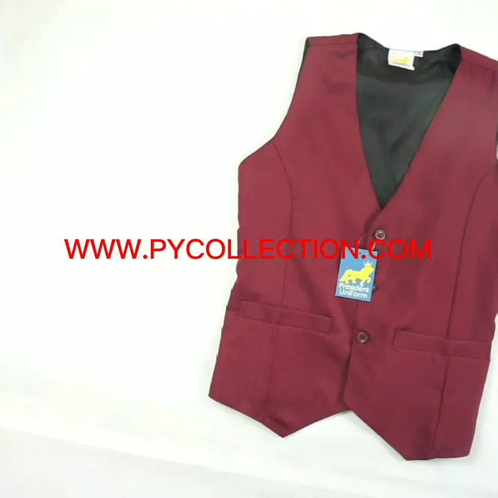 VEST MAROON PENGAWAS READY STOCK !!! VEST SEKOLAH RENDAH DAN MENENGAH ...