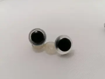 Amigurumi Anime Kawaii-Flat Safety Eyes/ Doll Eyes (8mm - 14mm :: Black)  100 pcs.