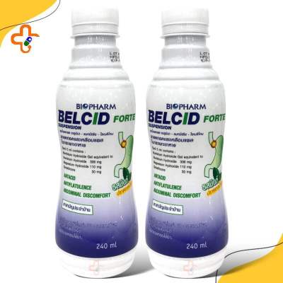 เบลซิด ฟอร์ท รสมิ้น สูตรไม่ีน้ำตาล BIOPHARM Belcid Forte 240 ml  1 ขวด