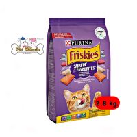 FRISKIES Surfin Turfin ฟริสกี้ส์ อาหารแมว รสรวมมิตรปลาทะเล 2.8 kg