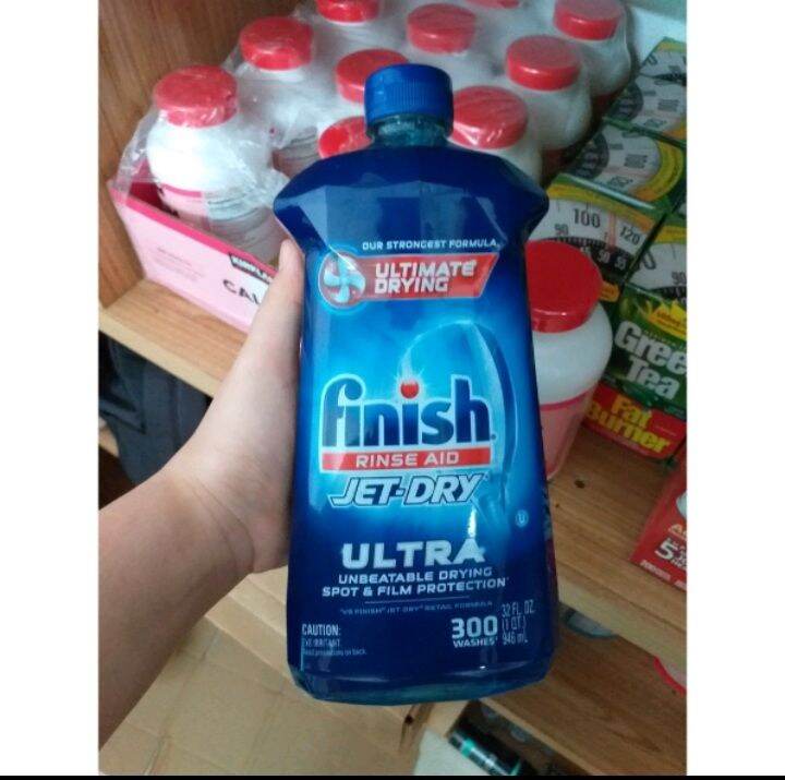 NƯỚC RỬA CHÉN FINISH JETDRY ULTRA 964ml an toàn tuyệt đối theo chuẩn