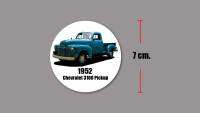 sticker pvc 1952 chevrolet 3100 pickup สติกเกอร์ รถคลาสสิค งานออฟเซ็ทแท้ กันน้ำ กันแดด