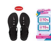 HAVAIANAS รองเท้าแตะผู้หญิง YOU PARATY CHIC BLACK รุ่น 41483350090BKXX (รองเท้าแตะ รองเท้าผู้หญิง รองเท้าแตะหญิง รองเท้ารัดส้น)