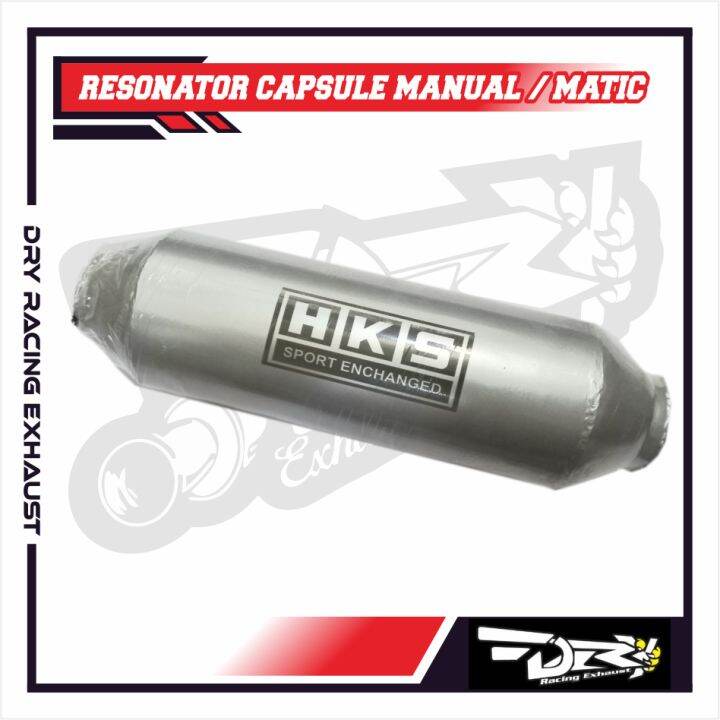 RESONATOR MOBIL CAPSULE MANUAL/MATIC HKS GALVANIS UNIVERSAL MUFFLER