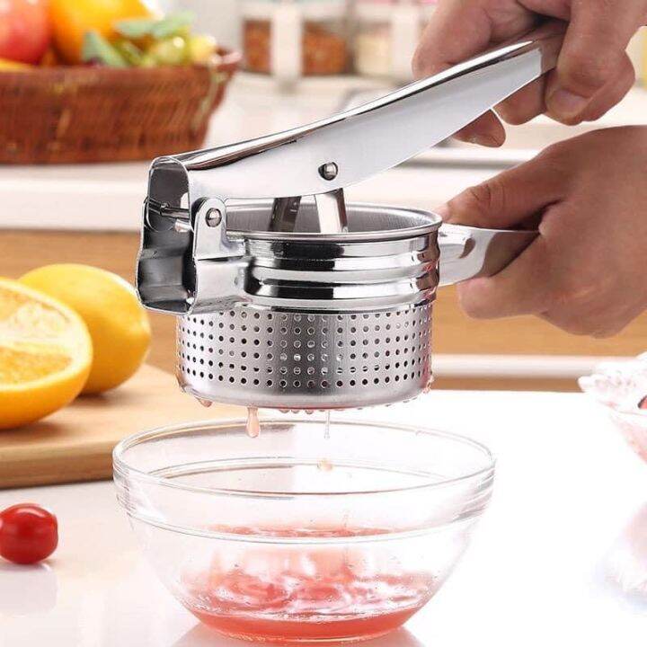 SUPERHOTDEALS.PH COD HEAVY DUTY STAINLESS STEEL POTATO PRESSER