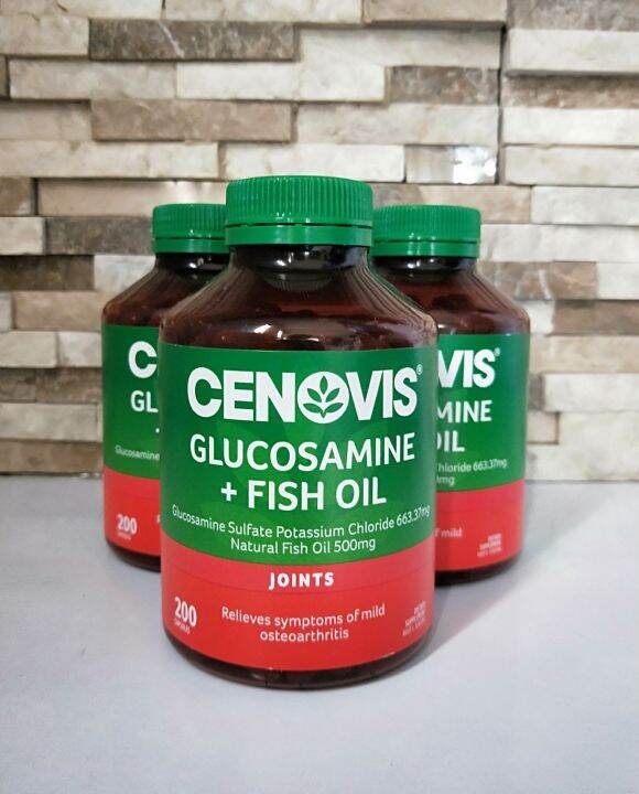 Cenovis Glucosamine + Fish Oil 200 capsules Lazada PH