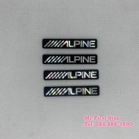 โลโก้ติดลำโพงAlpine4ชิ้น