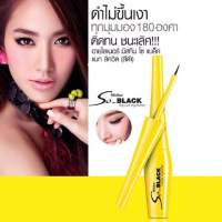 มิสทีน So Black อายไลเนอร์ หัวจุ่ม หัวพู่กัน 4.5g กันน้ำ กันเหงื่อ Mistine Eyeliner So Black Matte Liquid Eyeliner