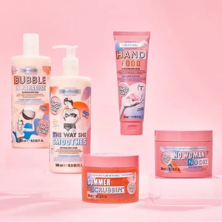 Soap & Glory Call Of Fruity Body Lotion / Body Wash /สครับ/บำรุงมือ