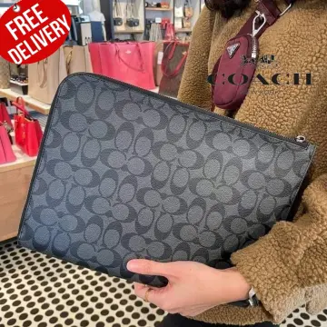 Coach laptop sleeve online 15