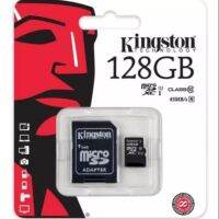 การ์ดหน่วยความจำKingston SD 128GB Class 10