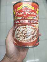 Casa Fiesta Spicy Refried Beans 454gถั่วบดปรุงรส คาซาน เฟสต้า 454กรัม