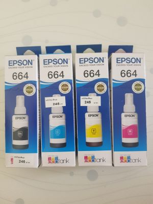 EPSON 664 ดำ+สี ของใหม่แท้ 100% มีรับประกัน