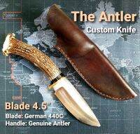 Custom Knife, The Antler, มีดแคมป์ มีดใบตาย มีดสะสม มีดกวาง