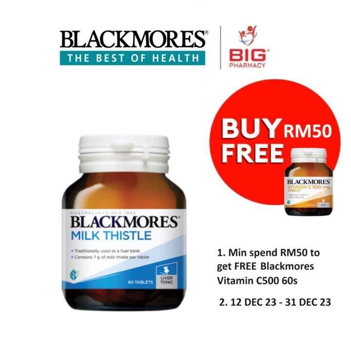 Blackmores Milk Thistle (60\'s) | Lazada