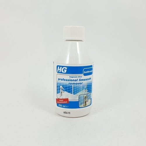 HG น้ำยาทำความสะอาดอเนกประสงค์ 0.25L. (สำหรับห้องน้ำ) PROFESSIONAL LIMESCALE REMOVER สีฟ้า250ml