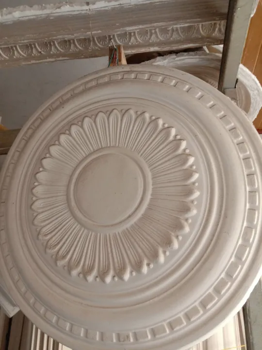 Ornamen gypsum Lis Gypsum bunga lampu gypsum panel dinding gypsum