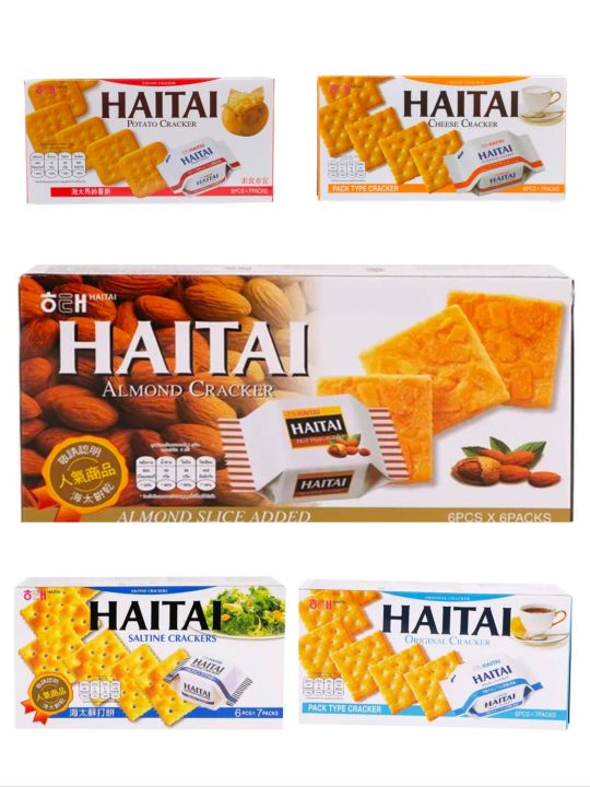 hai-tai-ไฮไท-แครกเกอร์-ผลิตจากประเทศเกาหลี-มีให้เลือกถึง-5-รสชาต